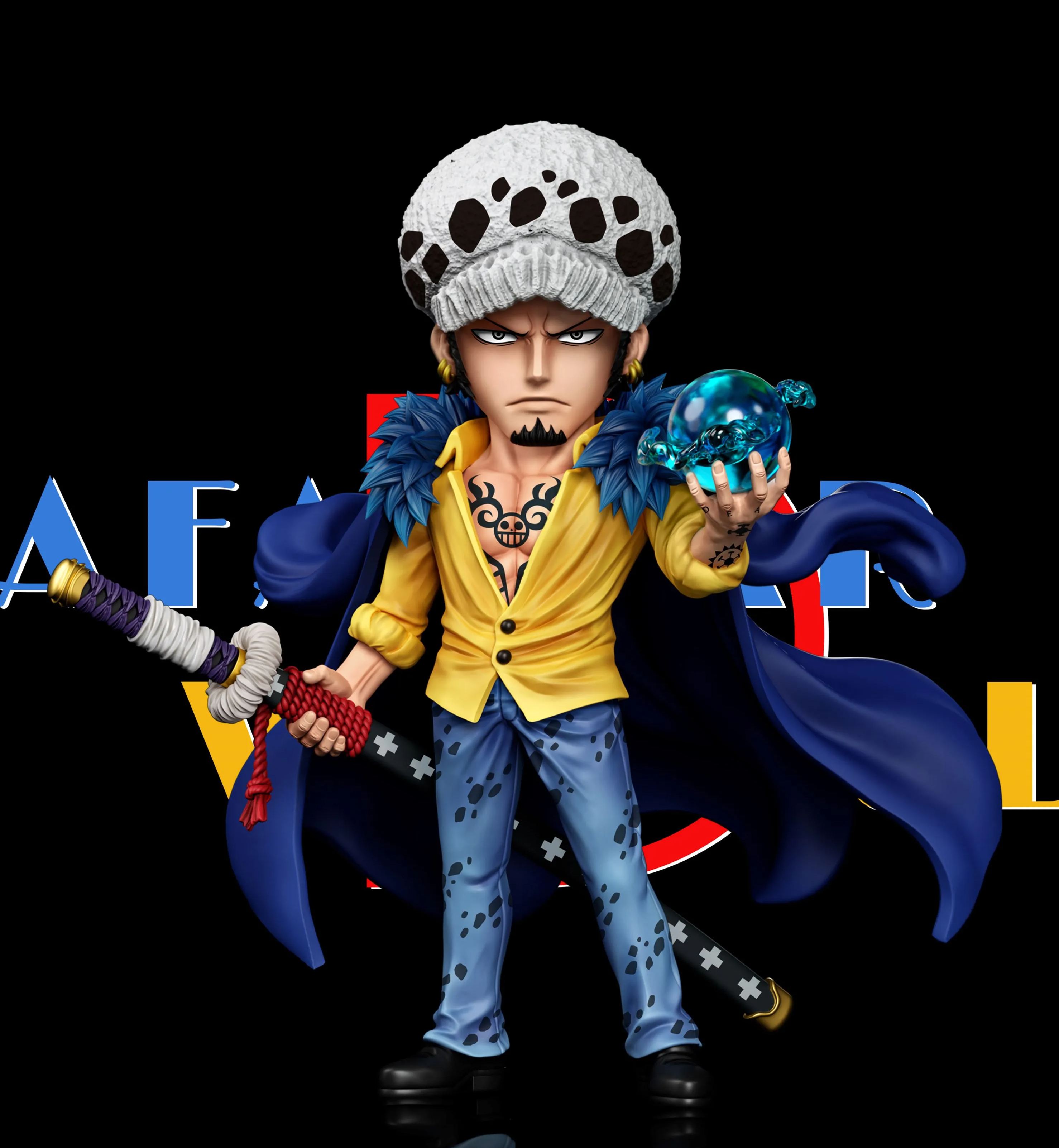 One Piece Onigashima Decisive Battle #8 Trafalgar D. Water Law Statue(GK) -A+ Studio