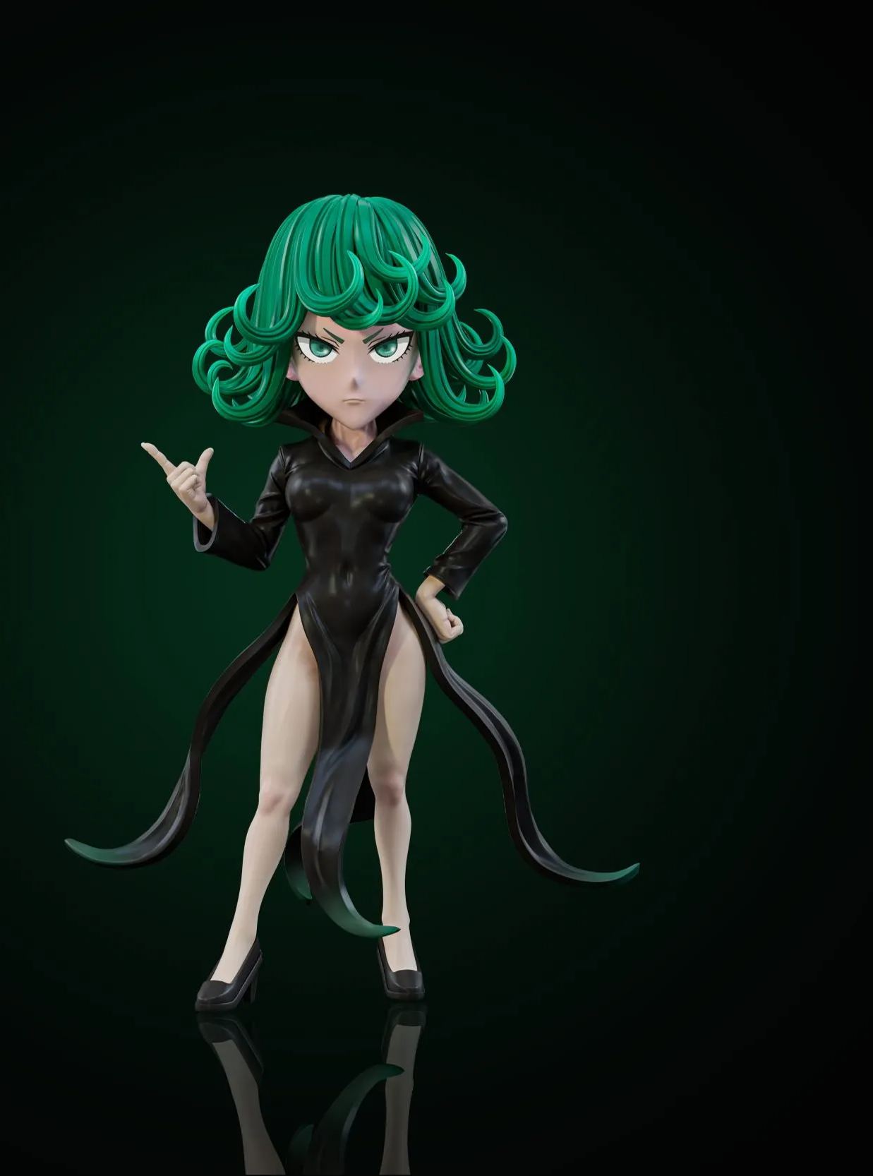 One Punch Man Anime Protagonist Series 03 Tornado of Terror Tatsumaki Statue(GK) -DK Studio & TOY Studio -KWII-GK
