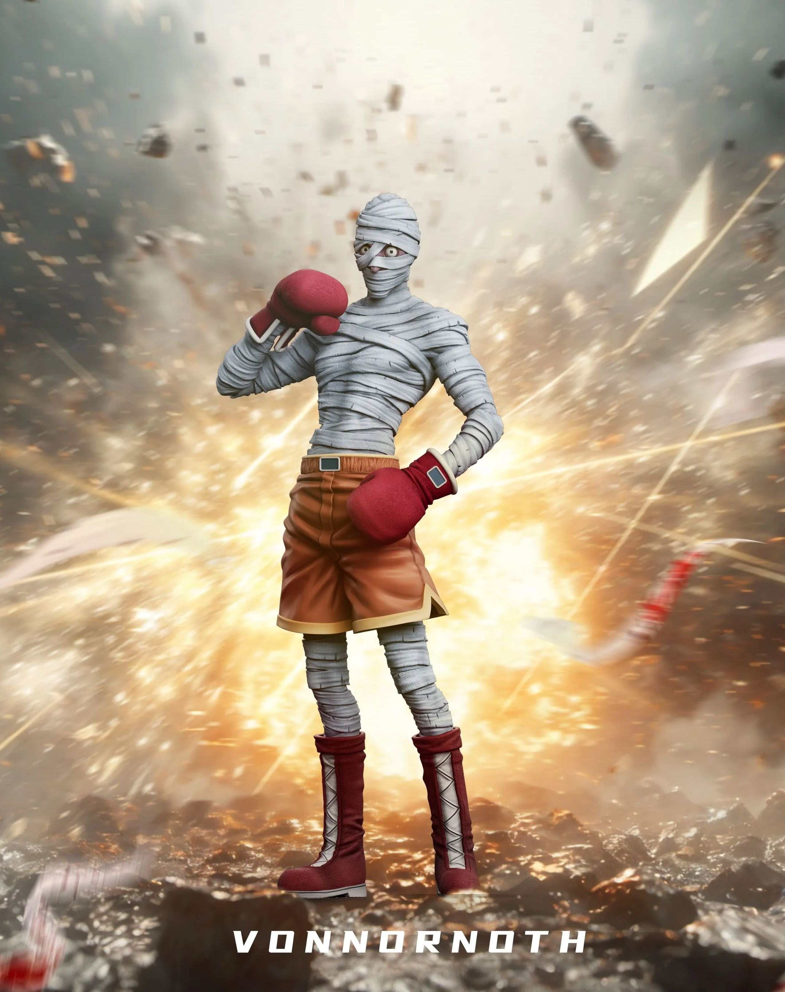 Hunter × Hunter Phantom Troupe #4 Bonolenov & Kortopi 1/6 Statue(GK) -PG Studio