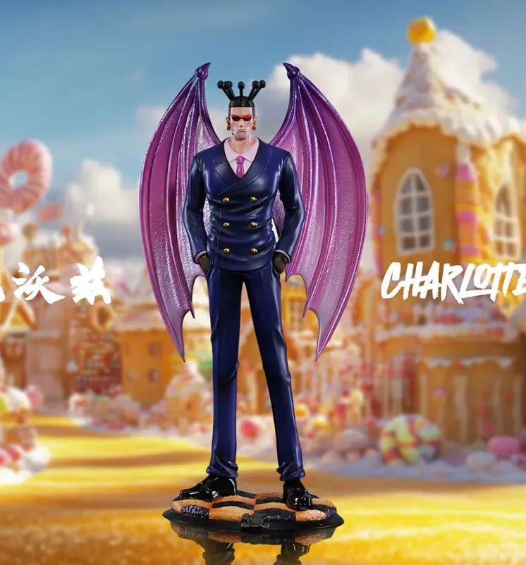 One Piece Charlotte Dacquoise & Charlotte Moscato & Charlotte Raisin  Statue(GK)  -Black Studio 