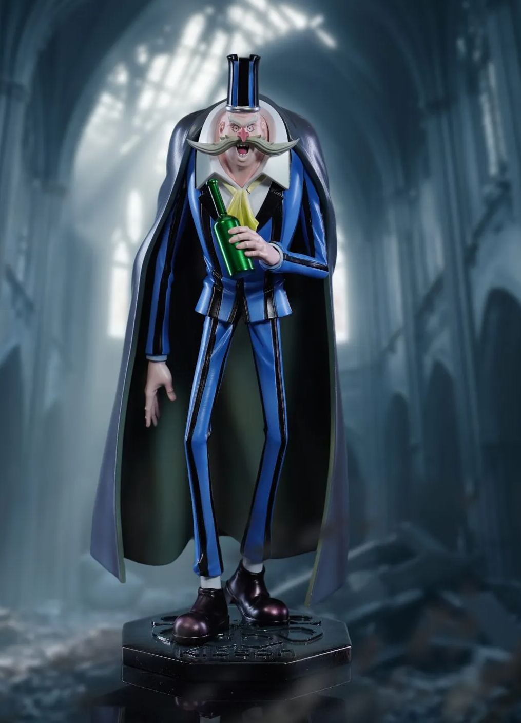 One Piece Six Dark Sovereigns #2 Drug Peclo & Giberson Statue(GK)-Black Studio