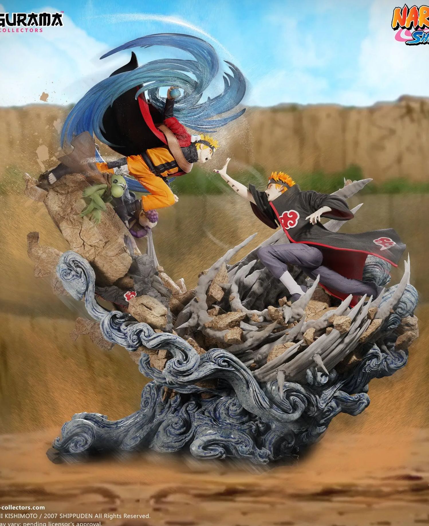 In stock-Naruto vs Pain Elite Fandom 1/6 Scale Statue (Licensed) Statue(GK) -Figurama Collectors