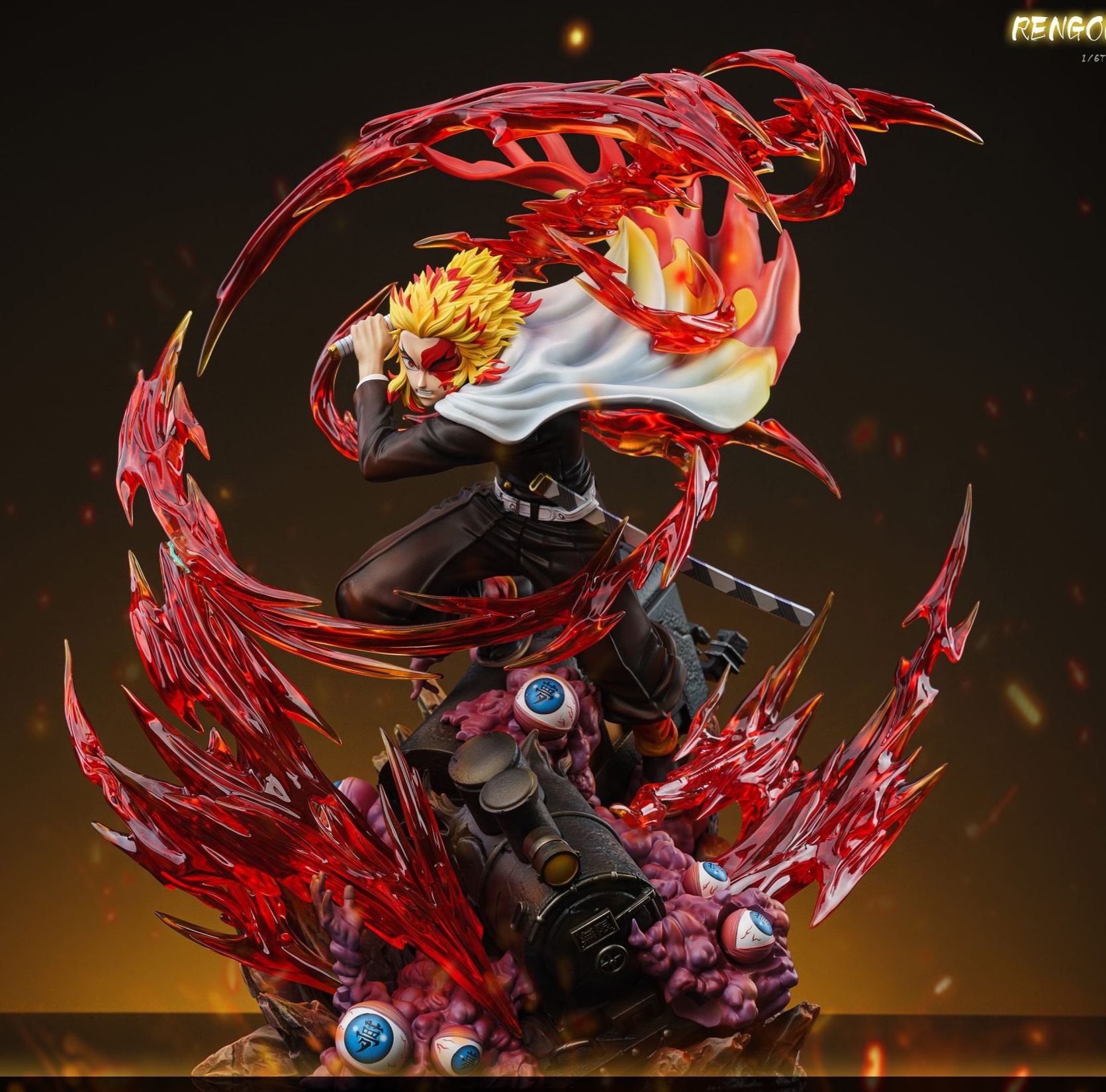 Demon Slayer 03 Flame Hashira Kyojuro Rengoku Statue(GK) - Ming Long Studio