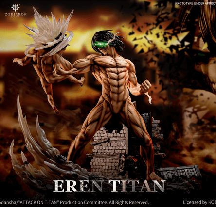 Attack on Titan Eren Titan Licensed Statue(GK) - Zodiakos Studio 