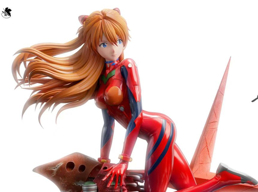 EVA Asuka Langley Soryu with LED Statue(GK) - GZ Studio