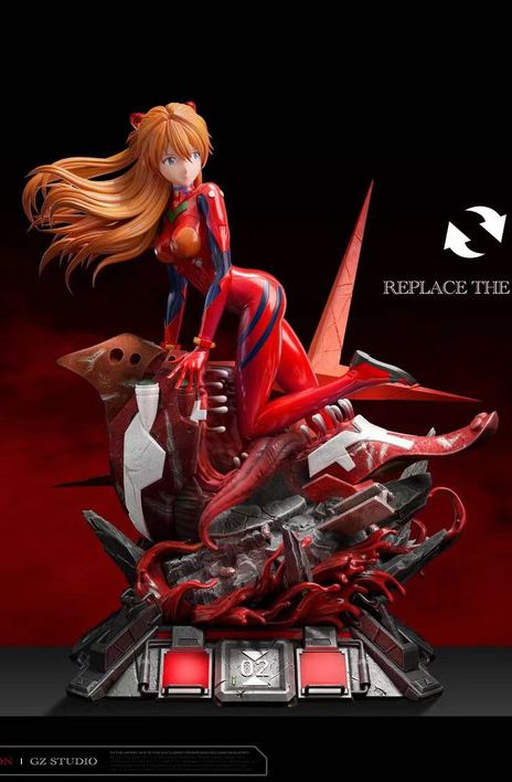 EVA Asuka Langley Soryu with LED Statue(GK) - GZ Studio