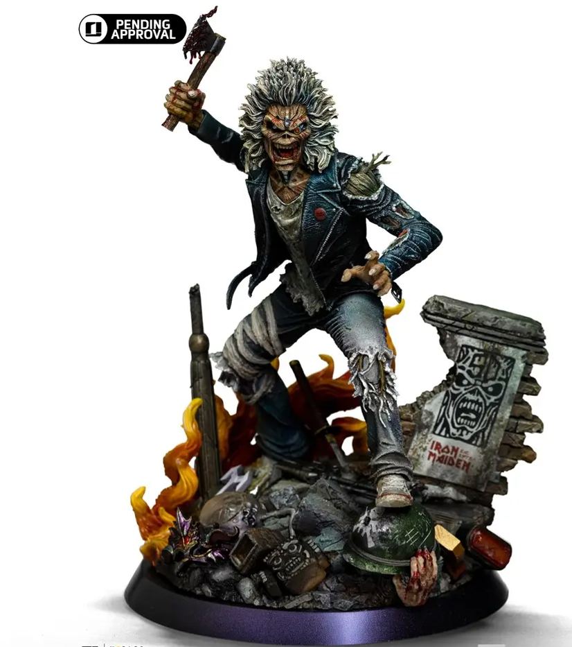 Iron Maiden Eddie 1/10 Art Scale IRONMD124925-10 (Licensed) Statue(GK)-Iron Studio