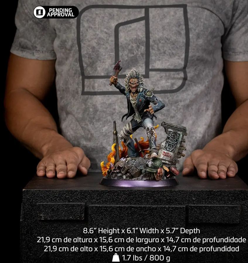 Iron Maiden Eddie 1/10 Art Scale IRONMD124925-10 (Licensed) Statue(GK)-Iron Studio