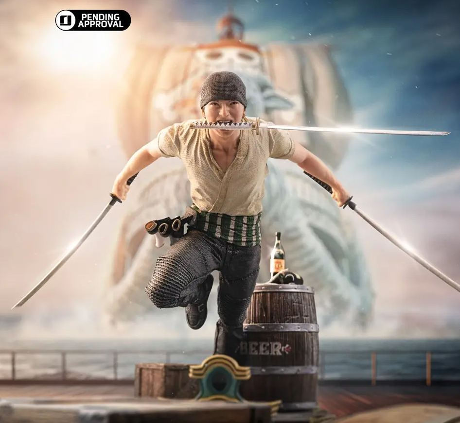 One Piece Roronoa Zoro 1/10 Art Scale (Licensed) Statue(GK)-Iron Studio