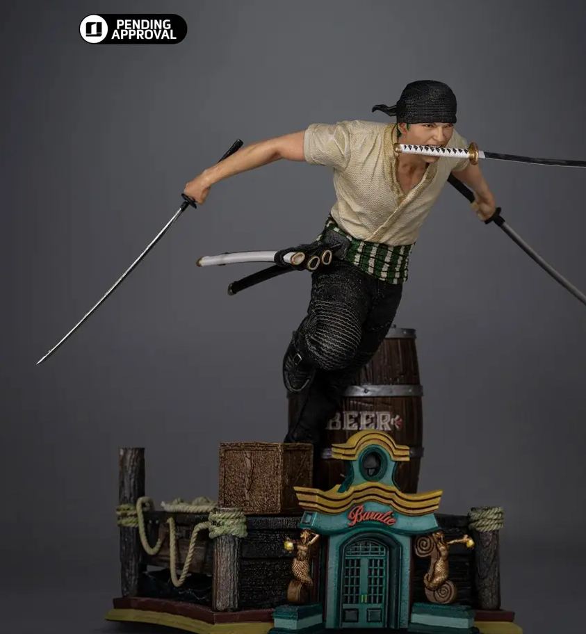 One Piece Roronoa Zoro 1/10 Art Scale (Licensed) Statue(GK)-Iron Studio