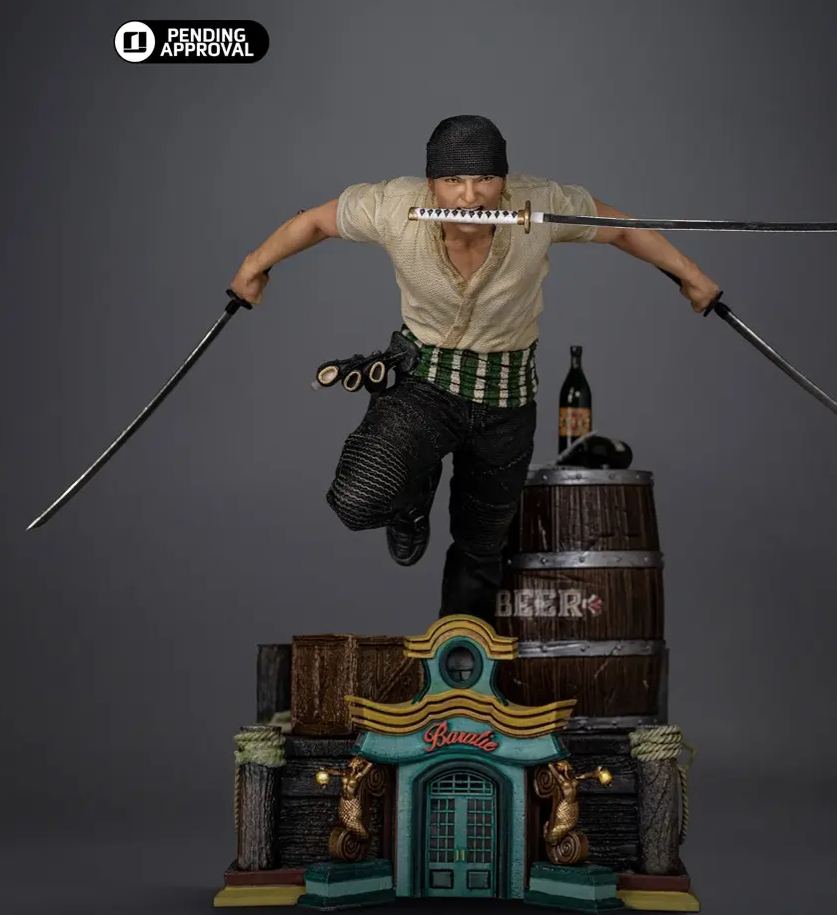 One Piece Roronoa Zoro 1/10 Art Scale (Licensed) Statue(GK)-Iron Studio