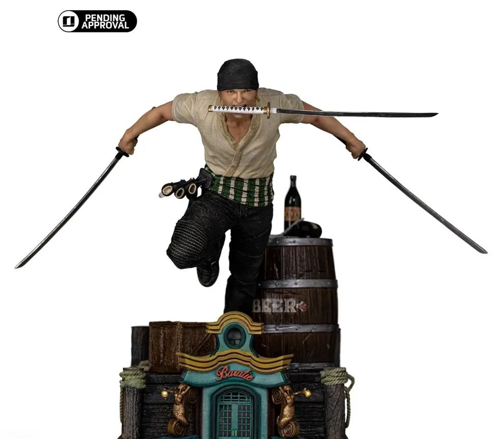 One Piece Roronoa Zoro 1/10 Art Scale (Licensed) Statue(GK)-Iron Studio