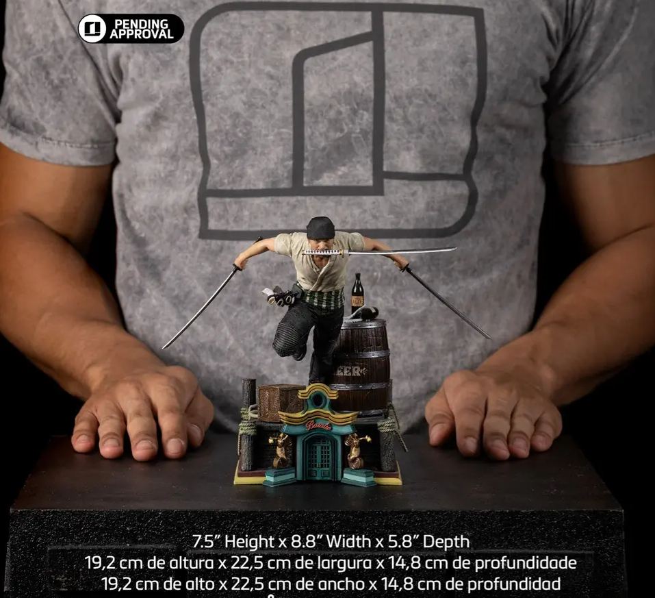 One Piece Roronoa Zoro 1/10 Art Scale (Licensed) Statue(GK)-Iron Studio