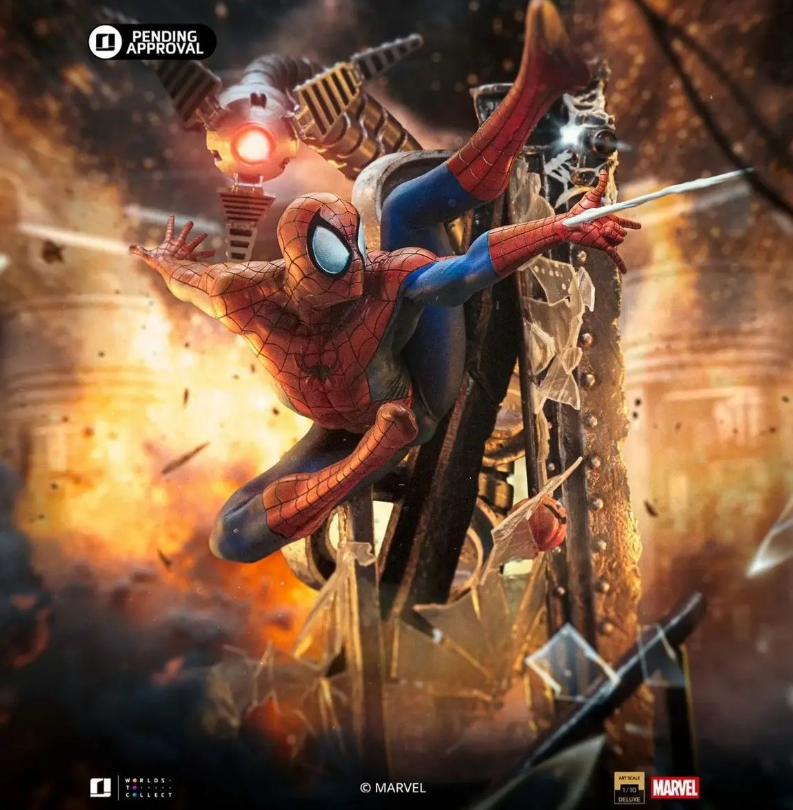 Marvel Comics Spider Man 1/10 Art Scale (Licensed) Statue(GK)-Iron Studio