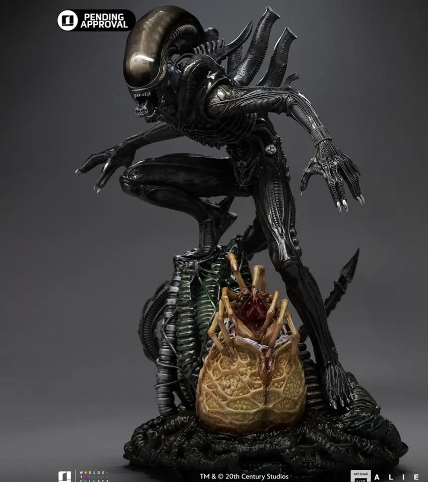 Alien Big Chap Alien Art Scale 1/10 (Licensed)Statue(GK)-Iron Studio
