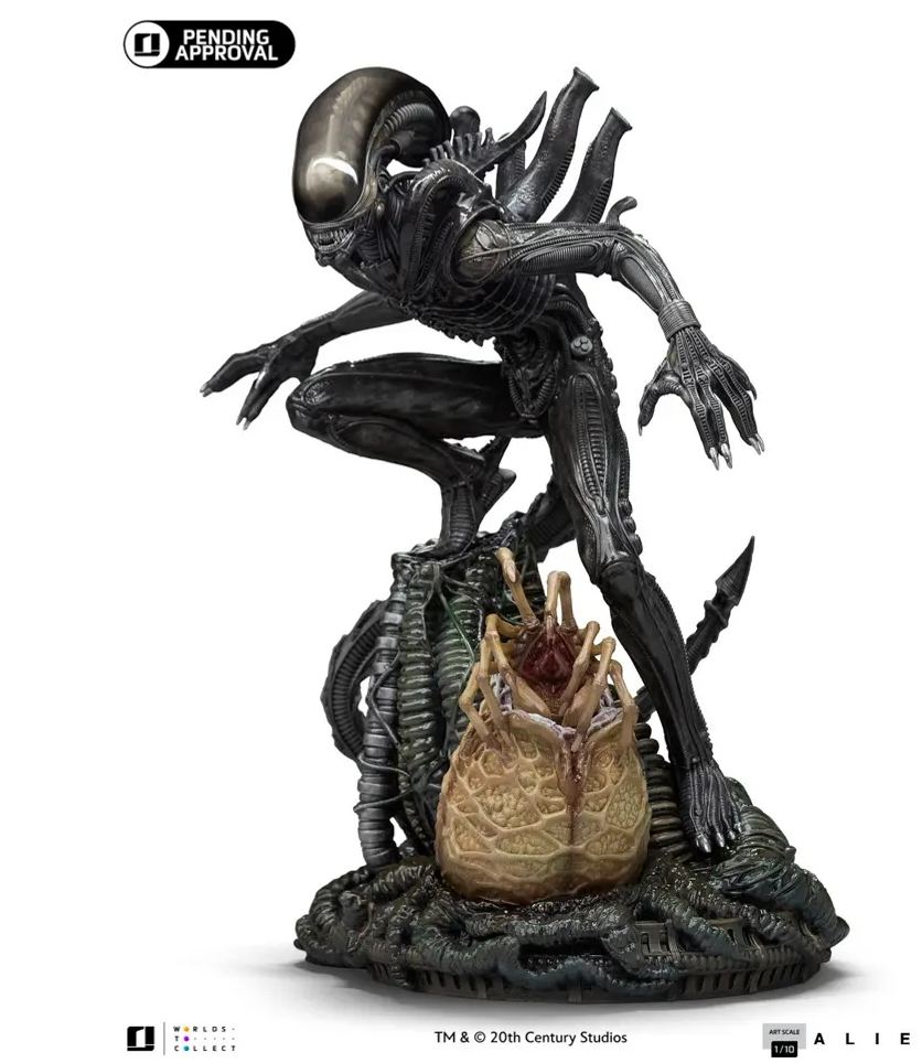 Alien Big Chap Alien Art Scale 1/10 (Licensed)Statue(GK)-Iron Studio