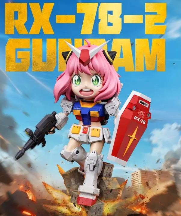 Spy x Family Anya cos Gundam RX-78-2 Statue(GK)-Long Miao Studio