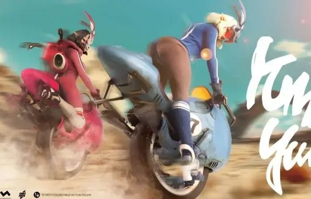 Twin Sisters Yumi & Yuki (Licensed)1/6 Scale Statue(GK) -JT STUDIO 