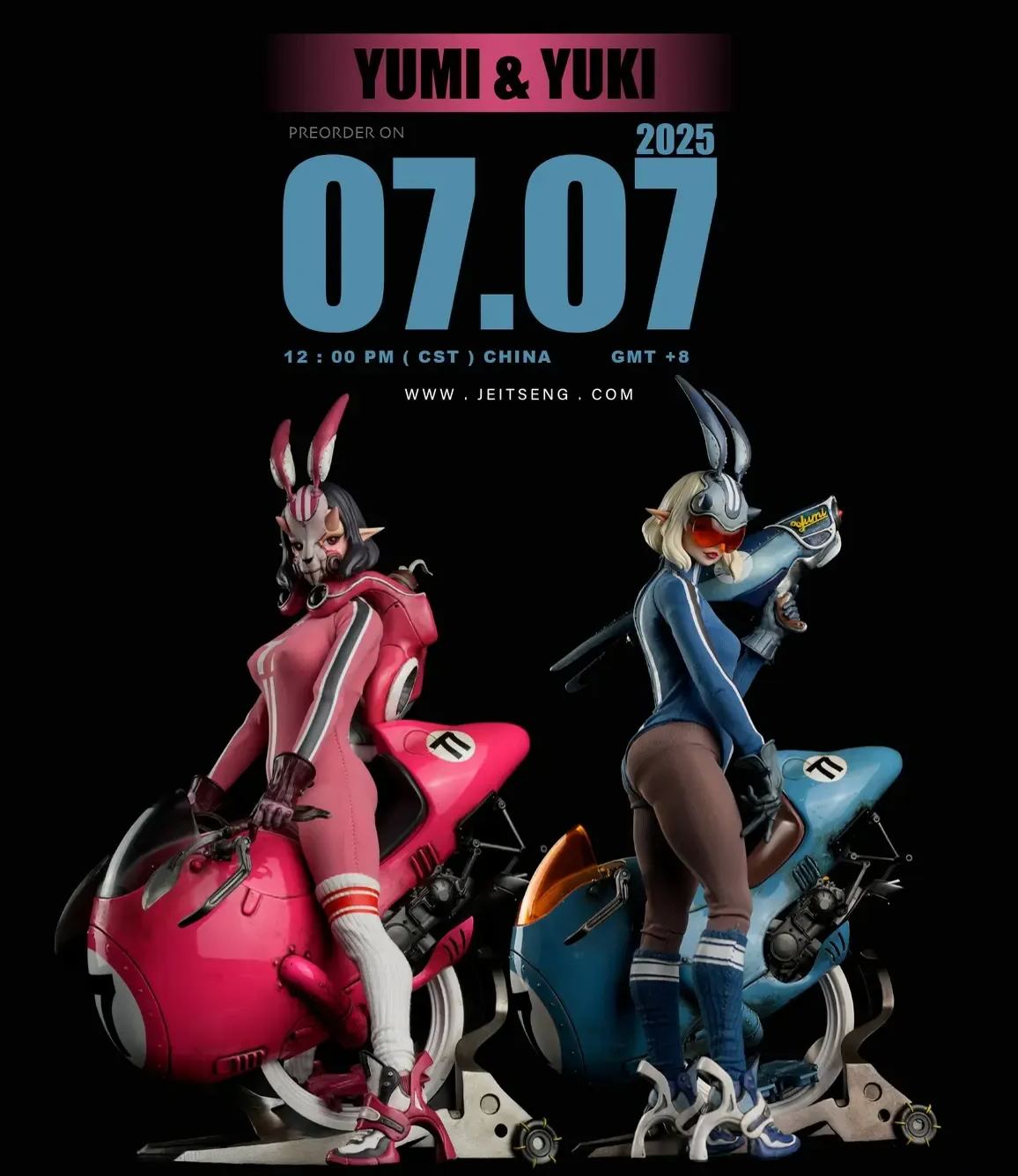 Twin Sisters Yumi & Yuki (Licensed)1/6 Scale Statue(GK) -JT STUDIO 