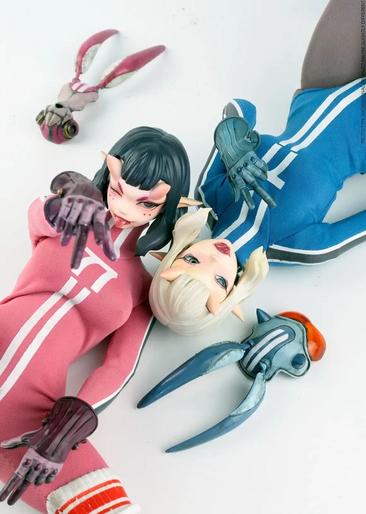 Twin Sisters Yumi & Yuki (Licensed)1/6 Scale Statue(GK) -JT STUDIO 