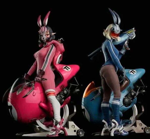 Twin Sisters Yumi & Yuki (Licensed)1/6 Scale Statue(GK) -JT STUDIO 