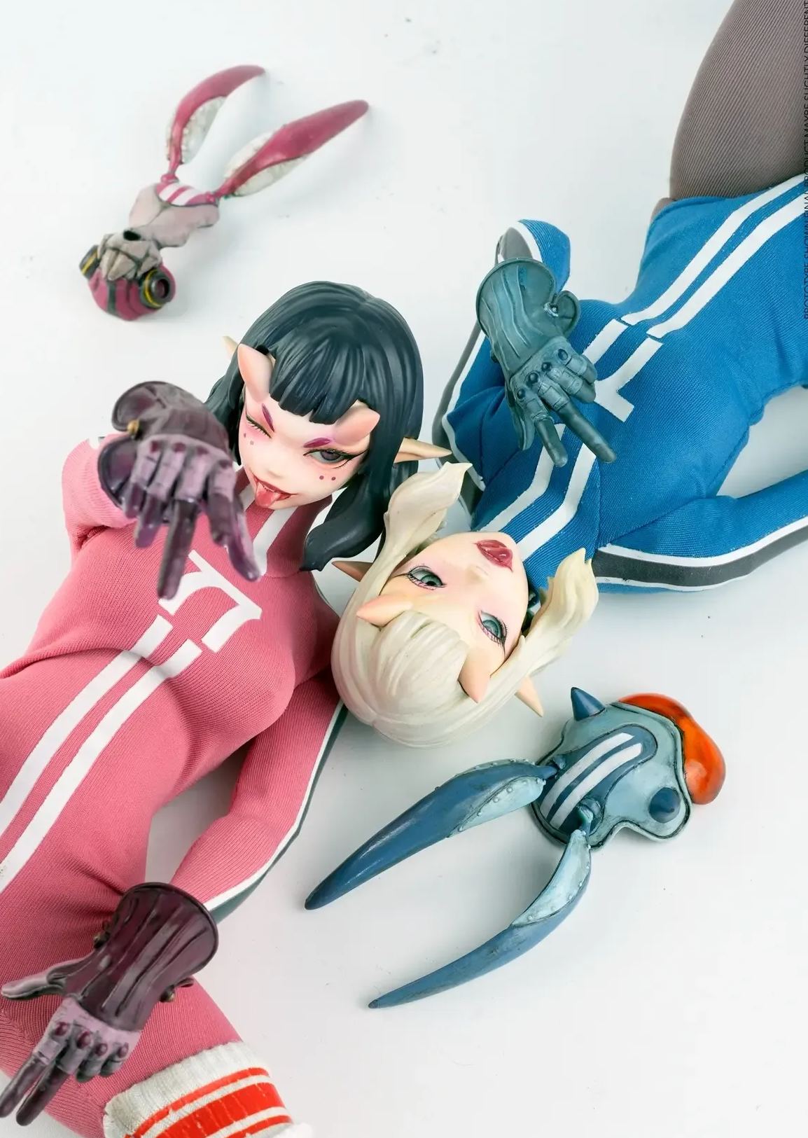 Twin Sisters Yumi & Yuki (Licensed)1/6 Scale Statue(GK) -JT STUDIO 