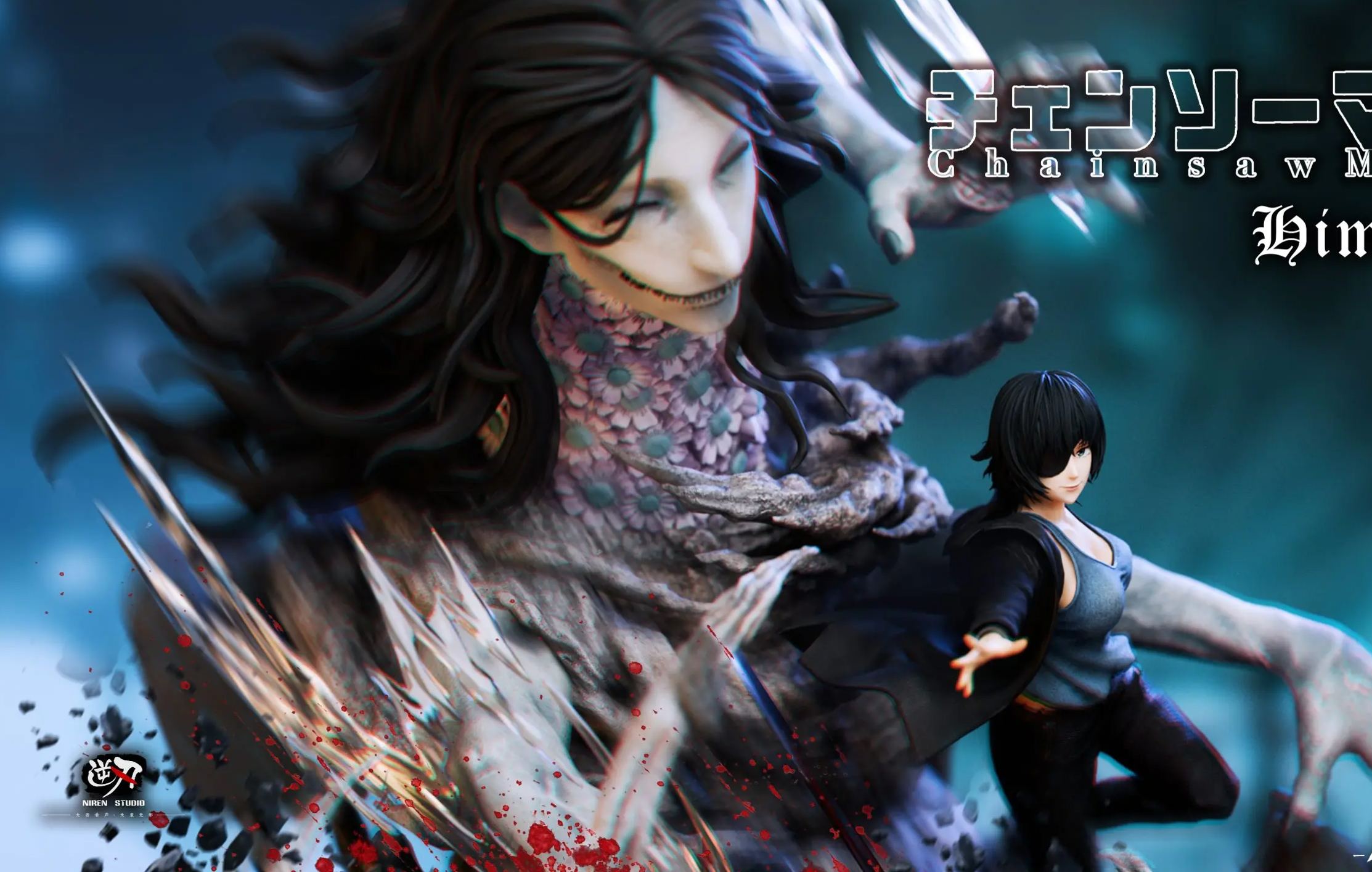 In stock - Niren Studio - Chainsaw Man#2 Himeno Statue (GK )