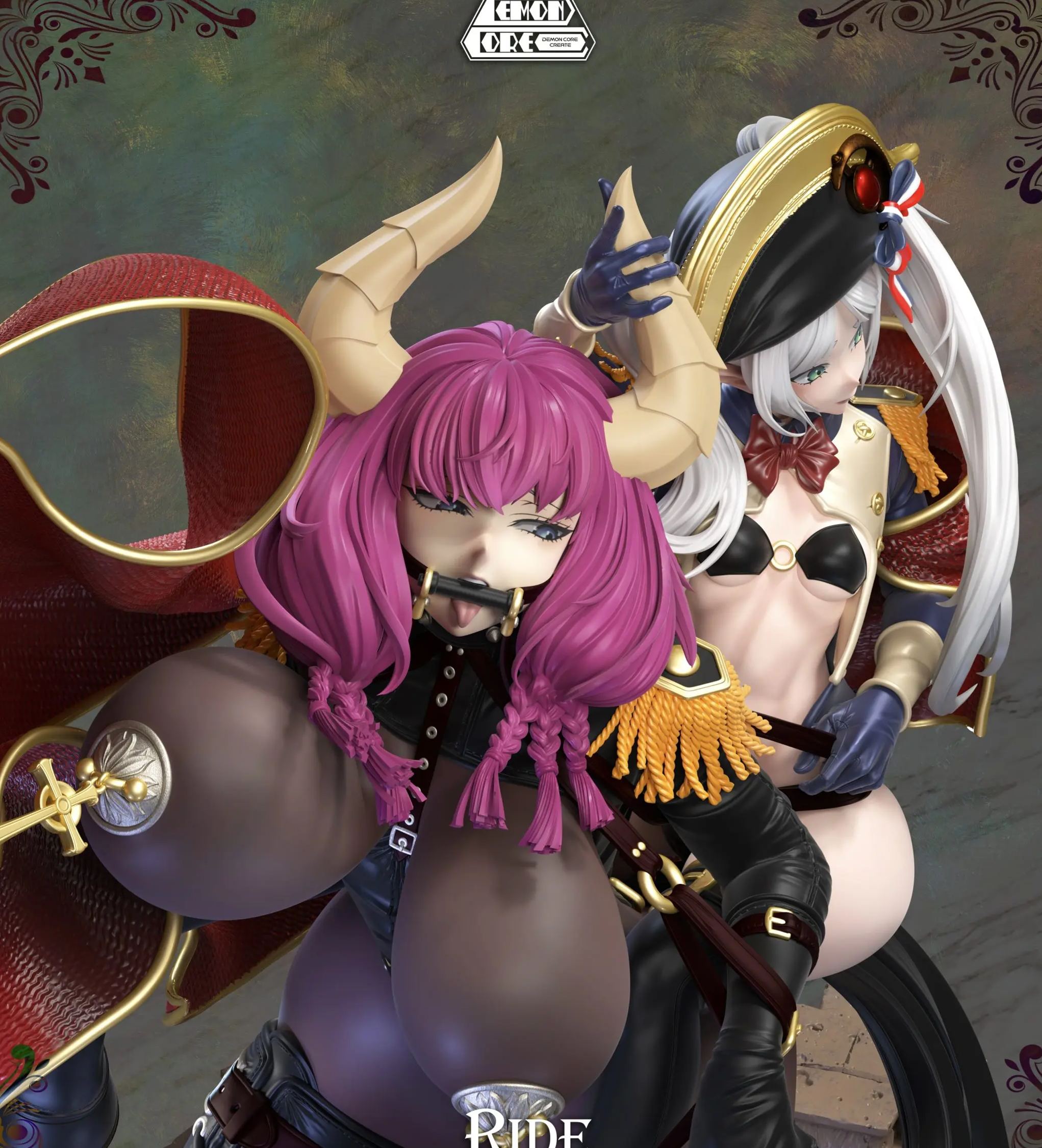 Demon Core Studio - Frieren: Beyond Journey's End Frieren & Aura cosplaying Napoleon Crossing the Alps Statue  (GK) (Adult18+)