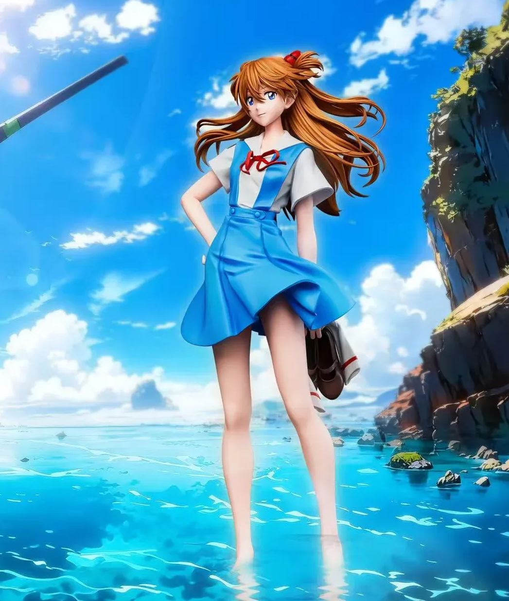 SPY Studio -  Neon Genesis Evangelion School Uniform Asuka Statue(GK)
