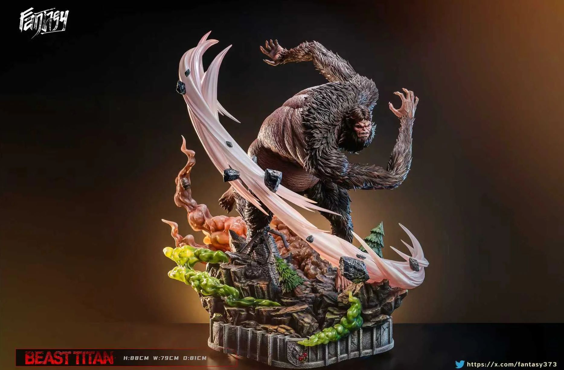 FANTASY Studio - Beast Titan with LED Statue 