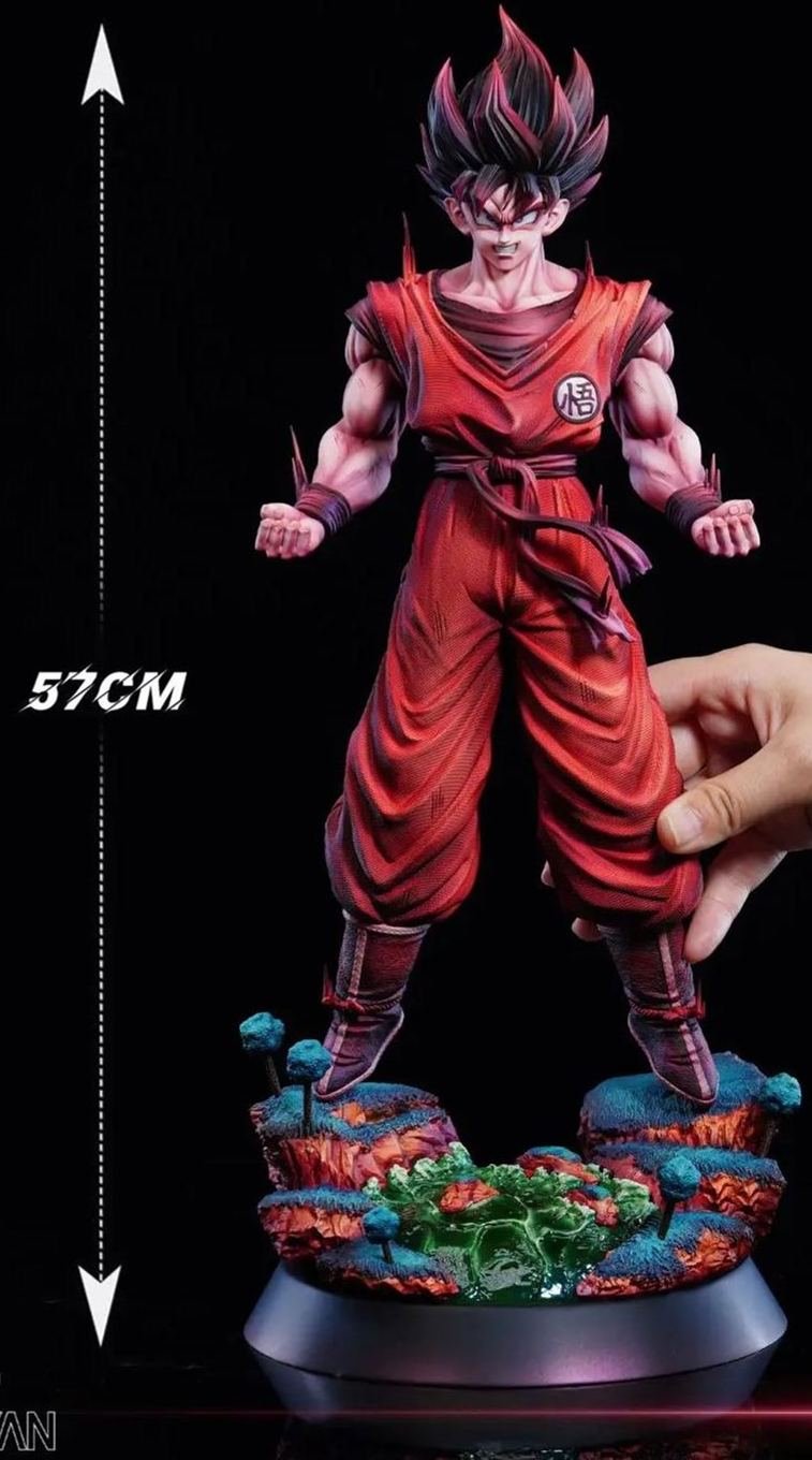 Xu Jie Studio -  Dragon Ball Kaio-ken Son Goku Statue 