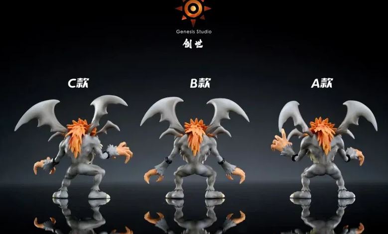 Genesis Studio - Digimon Evilmon Set Statue 