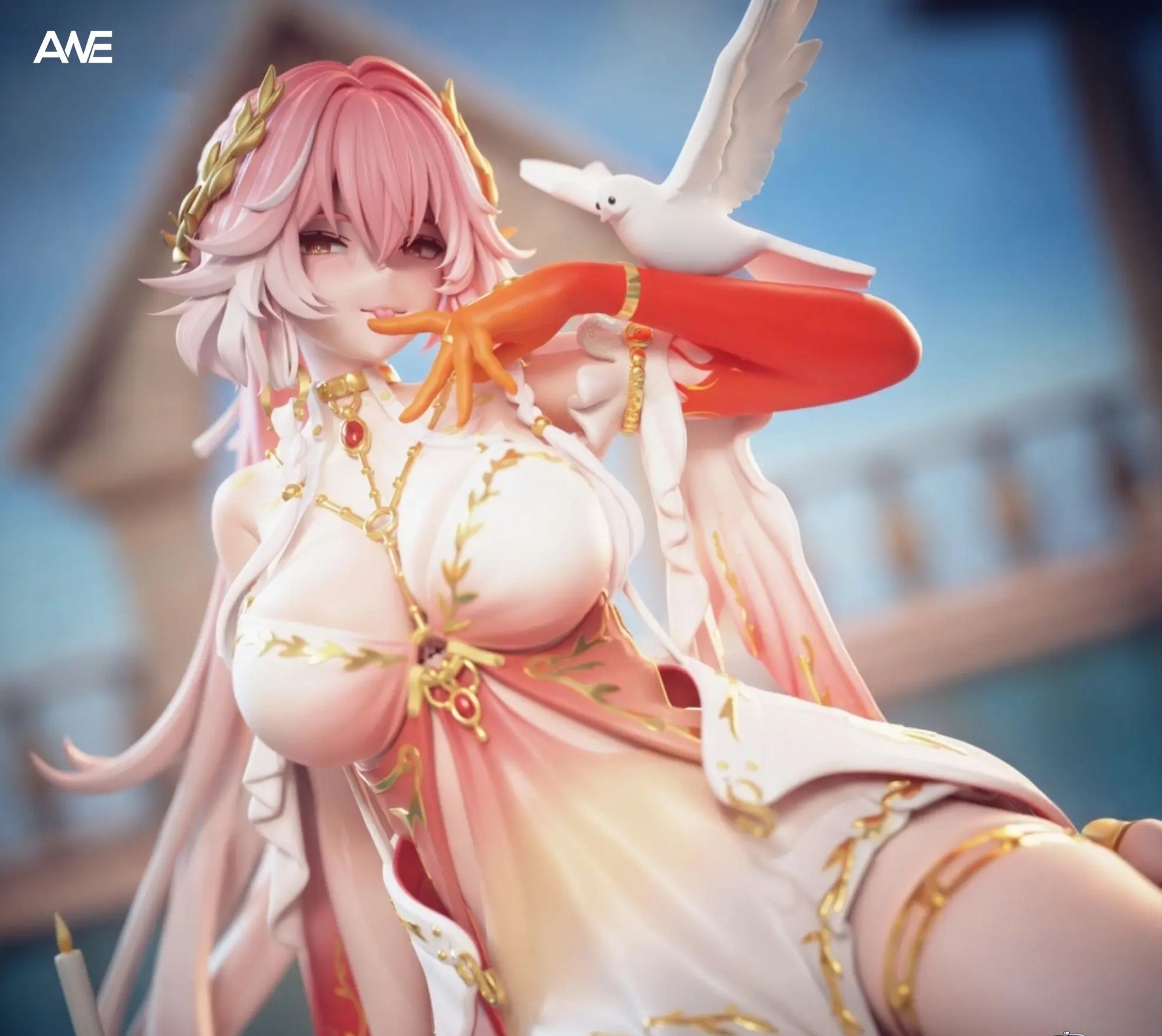 ANE Studio - Red Hair Oneesan Wuthering Waves Statue