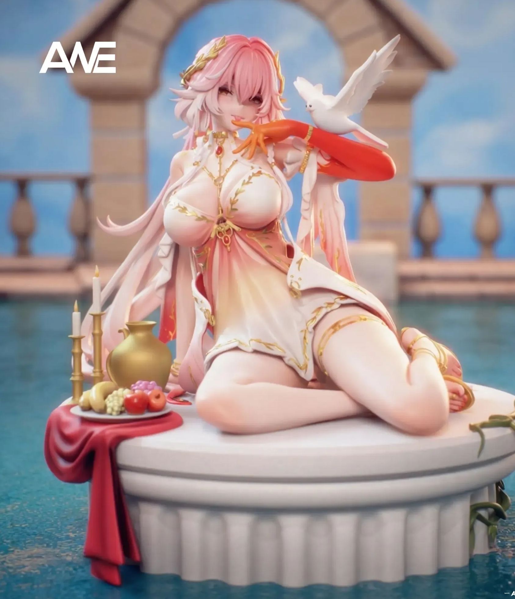 ANE Studio - Red Hair Oneesan Wuthering Waves Statue