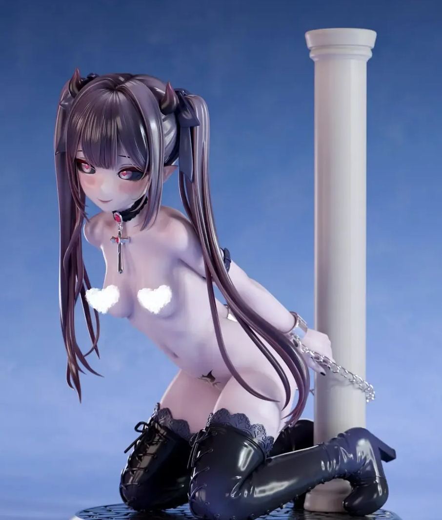 Insight - Voluptuous Girl Another World's Slave City Item No. 05 Purple Skin Devil Girl (Licensed)Statue