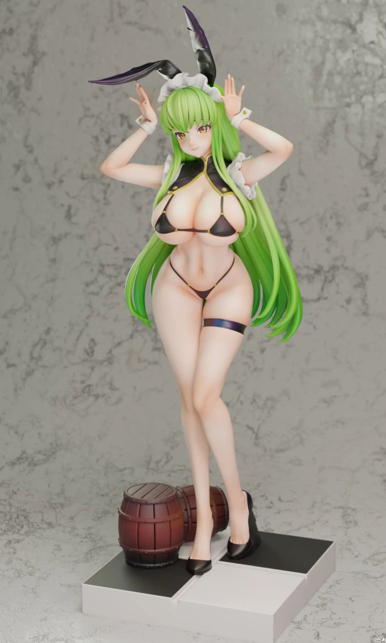 Green Tea Studio - Tavern Bunny Girl C.C. Code Geass Statue 