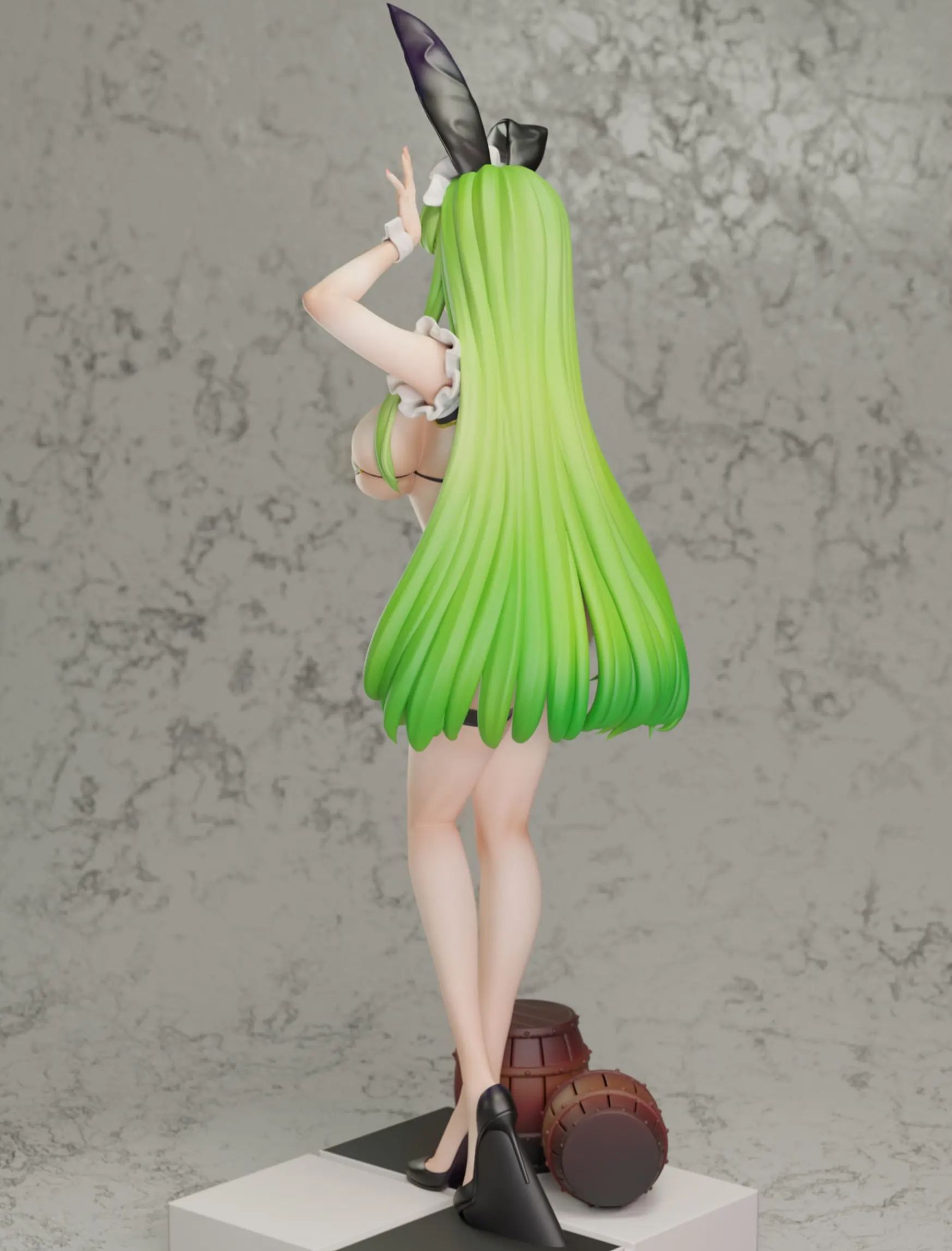 Green Tea Studio - Tavern Bunny Girl C.C. Code Geass Statue 