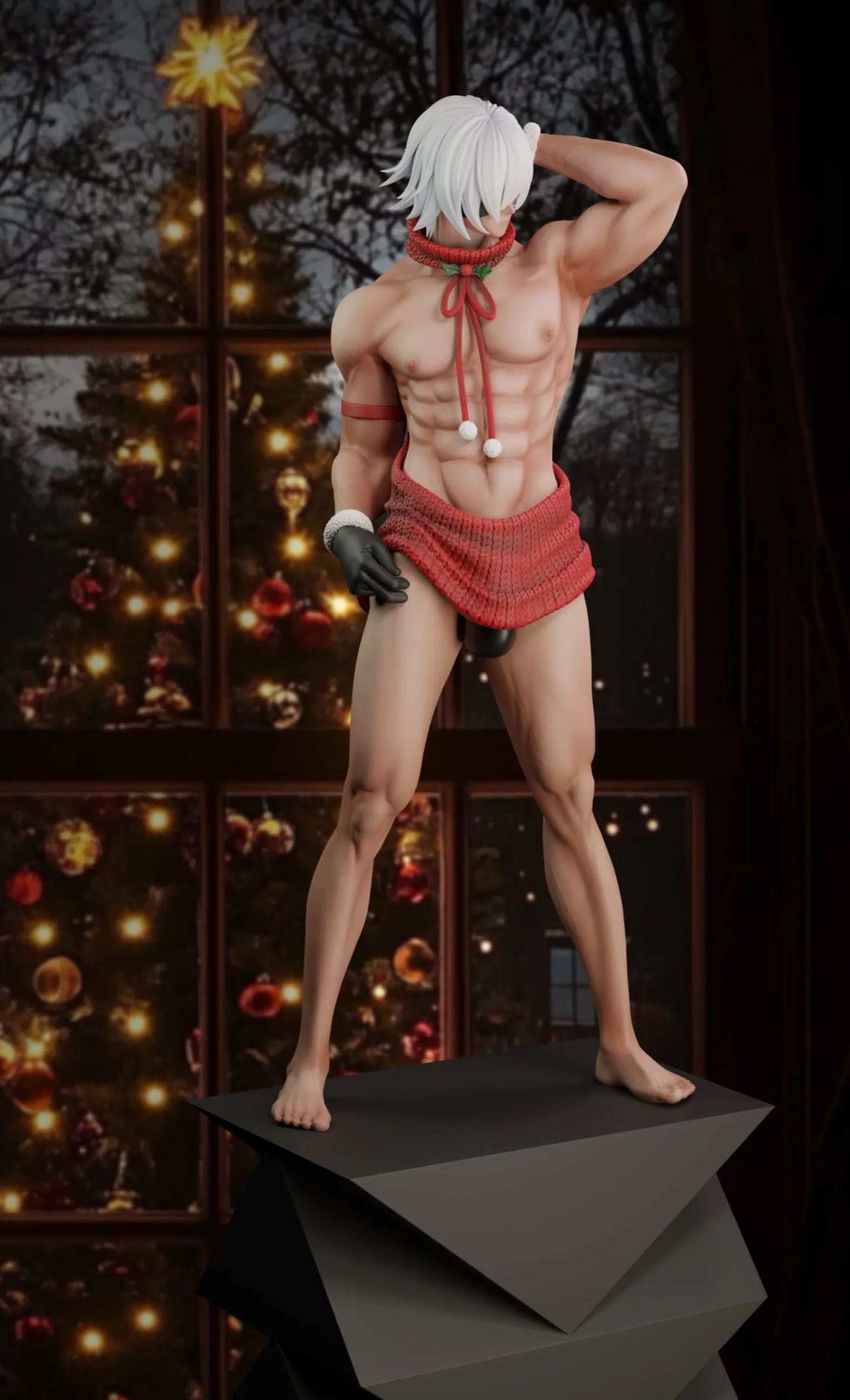 Whale Studio -  NieR: Automata Red Sweater 2B 1/4 Scale Statue