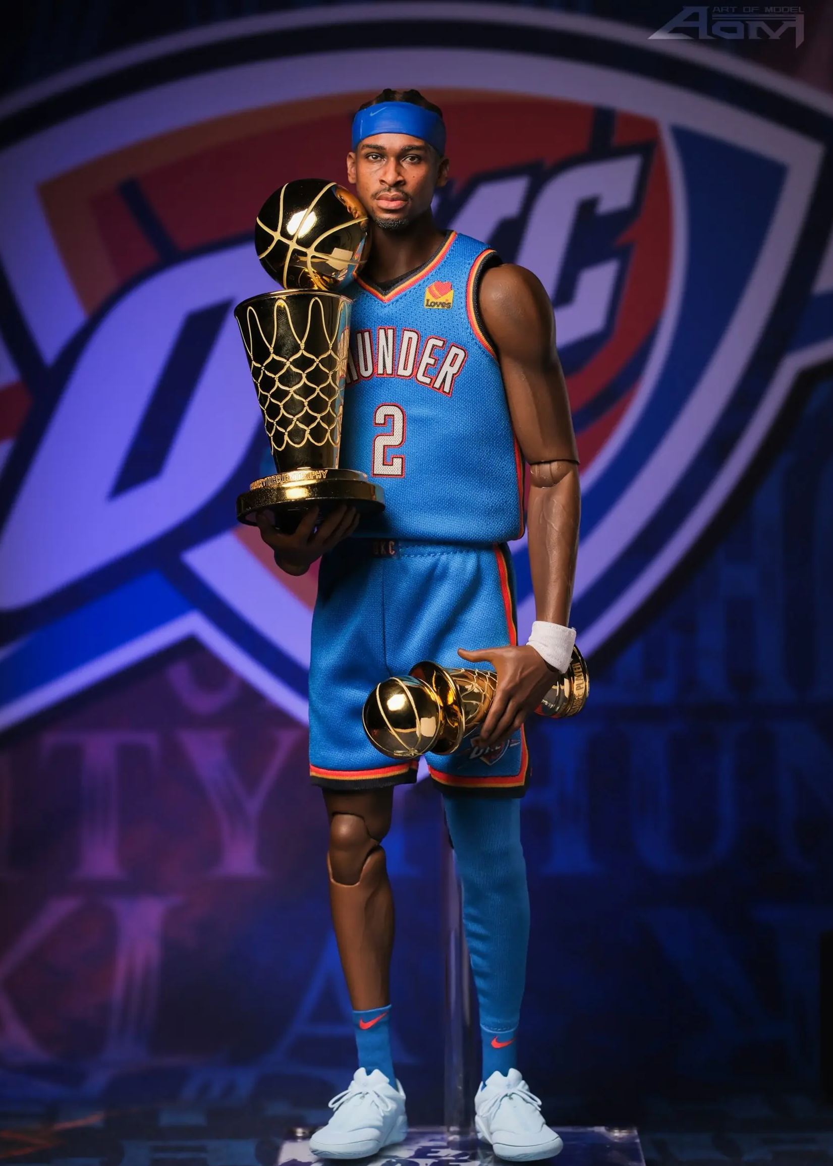 AOM TOYS - NBA SGA Alexander Championship Finals MVP Set Statue