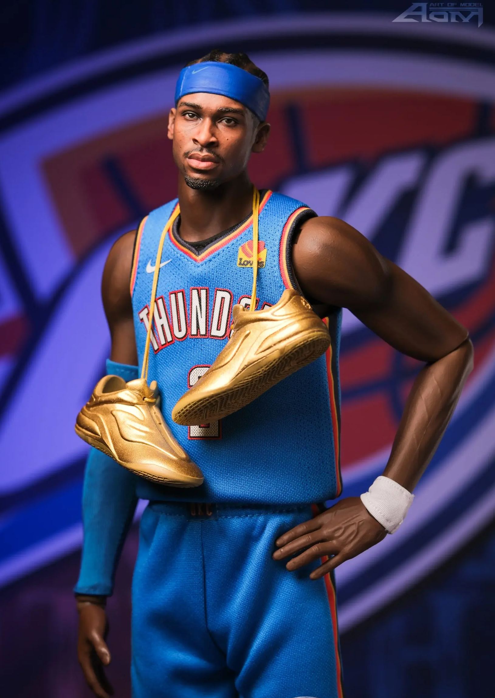 AOM TOYS - NBA SGA Alexander Championship Finals MVP Set Statue