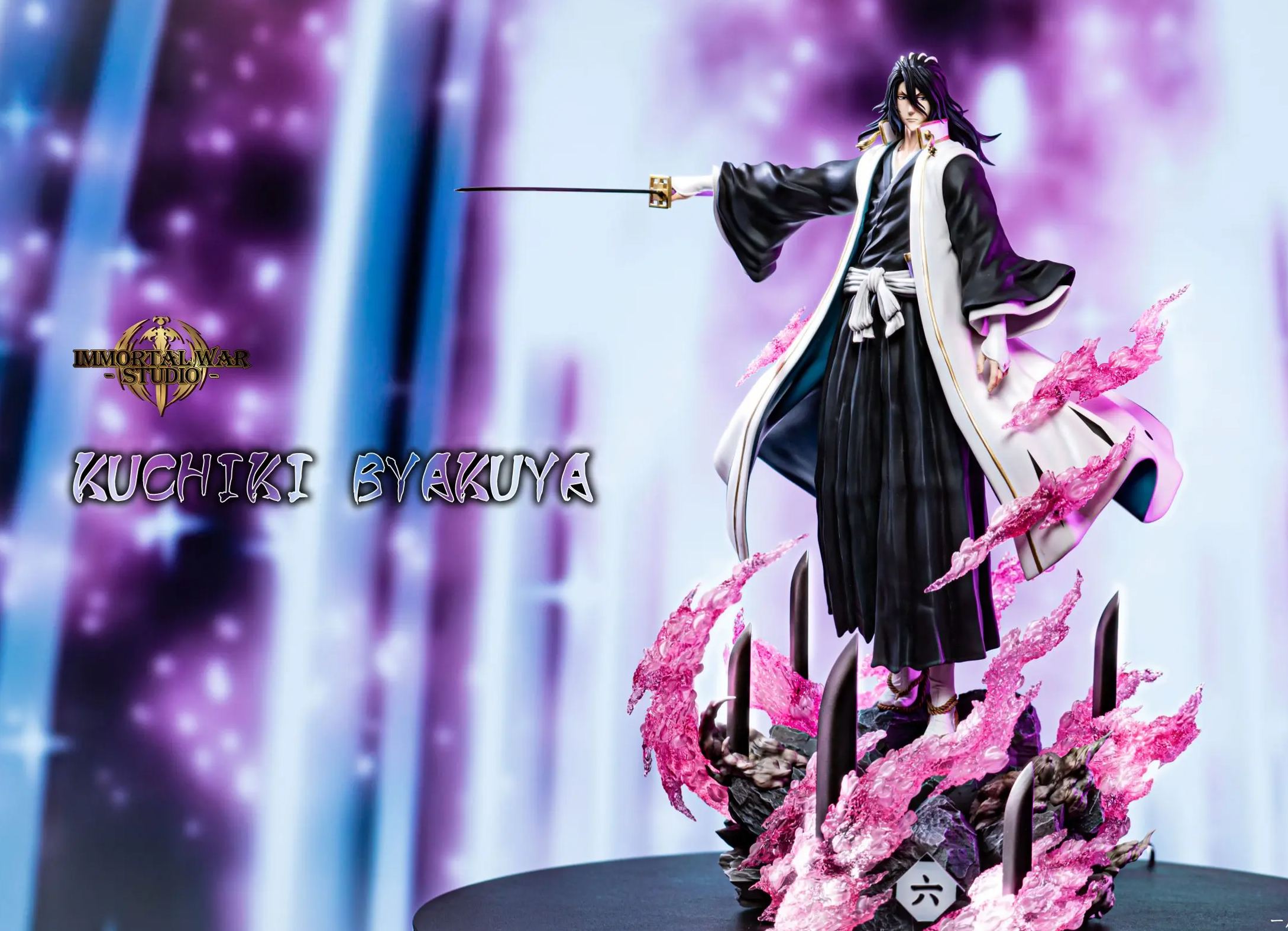 I.W Studio - Bleach Captain Series #12 Byakuya Kuchiki Statue