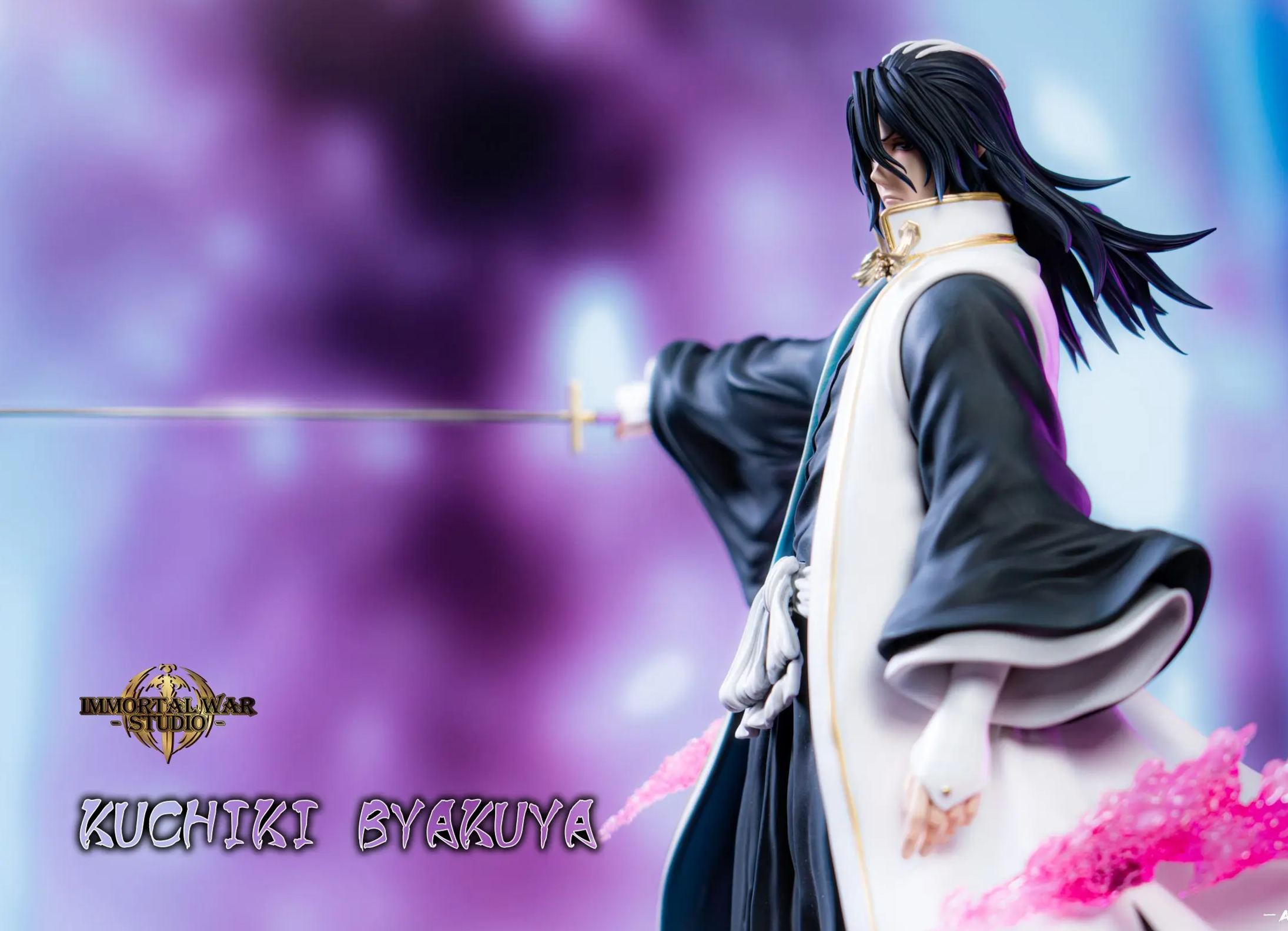I.W Studio - Bleach Captain Series #12 Byakuya Kuchiki Statue