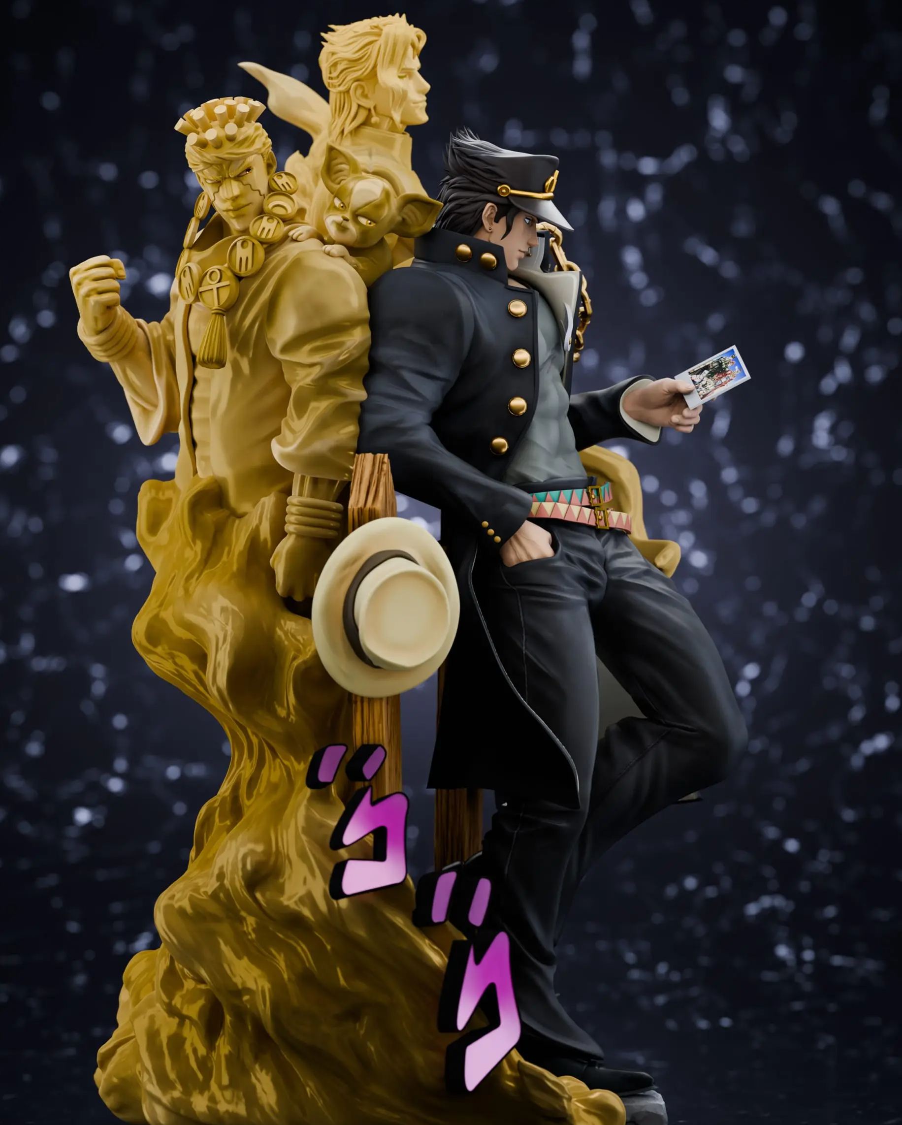 CHIKARA Studio - Memories of Kujo Jotaro JoJo's Bizarre Adventure Statue