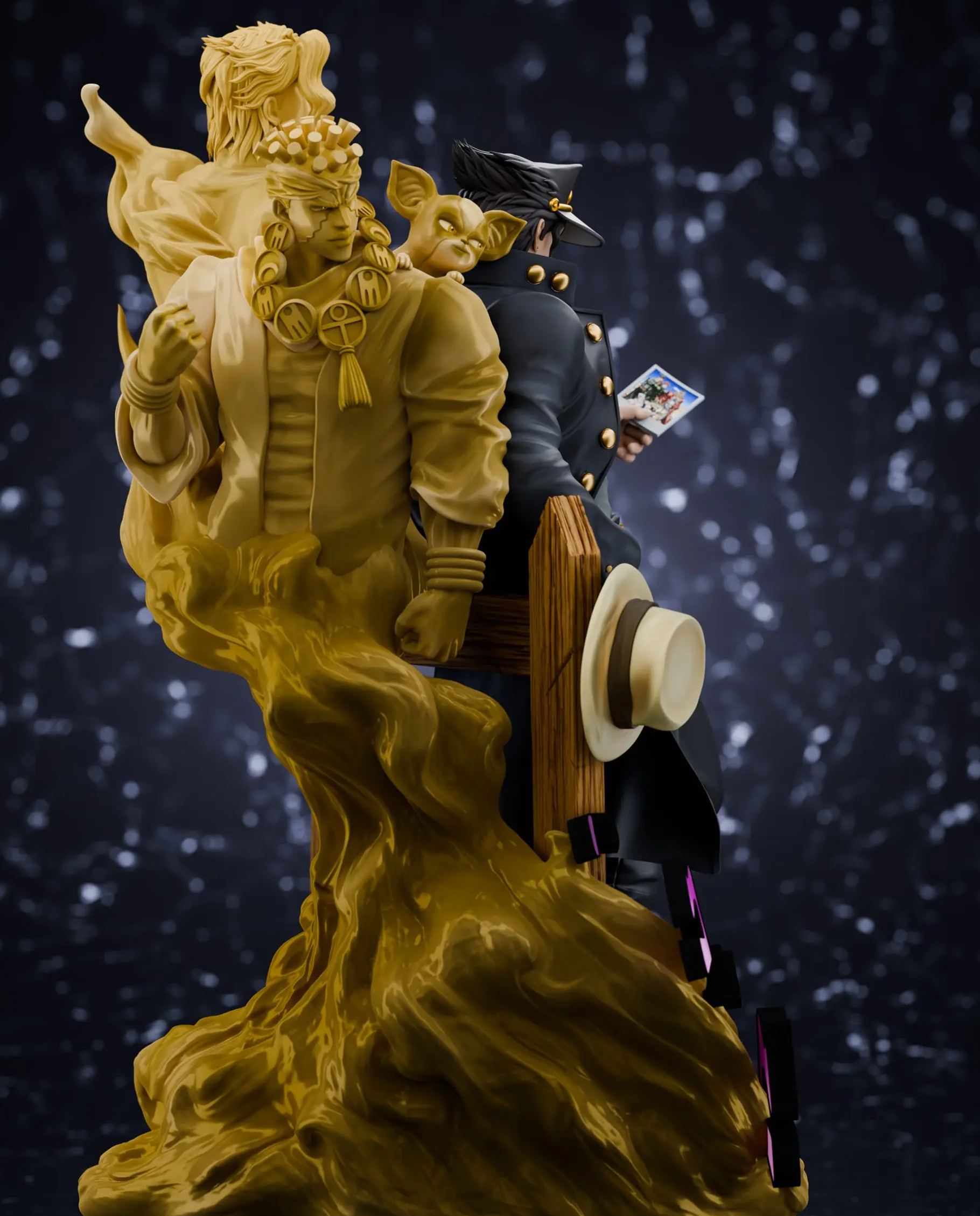 CHIKARA Studio - Memories of Kujo Jotaro JoJo's Bizarre Adventure Statue