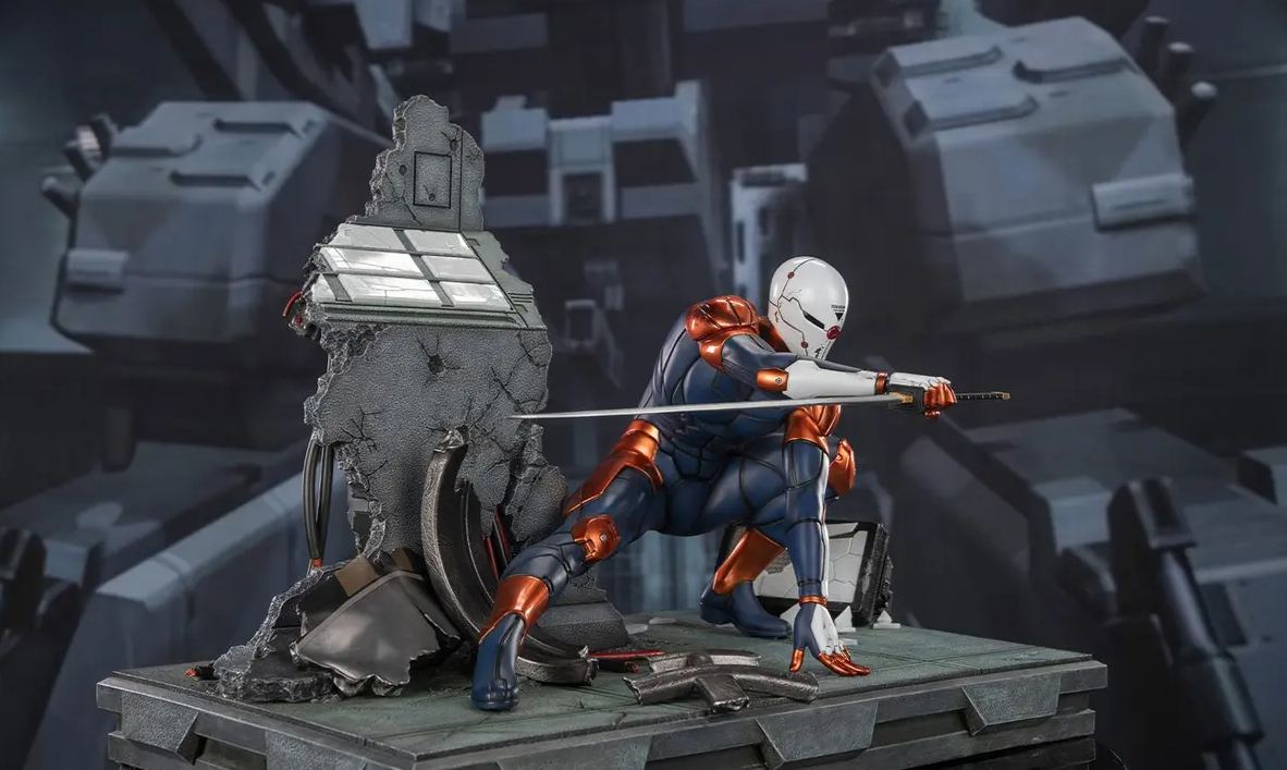 First 4 Figures - Metal Gear Solid - Cyborg Ninja (Gray Fox) MGSCNST (Licensed)Statue