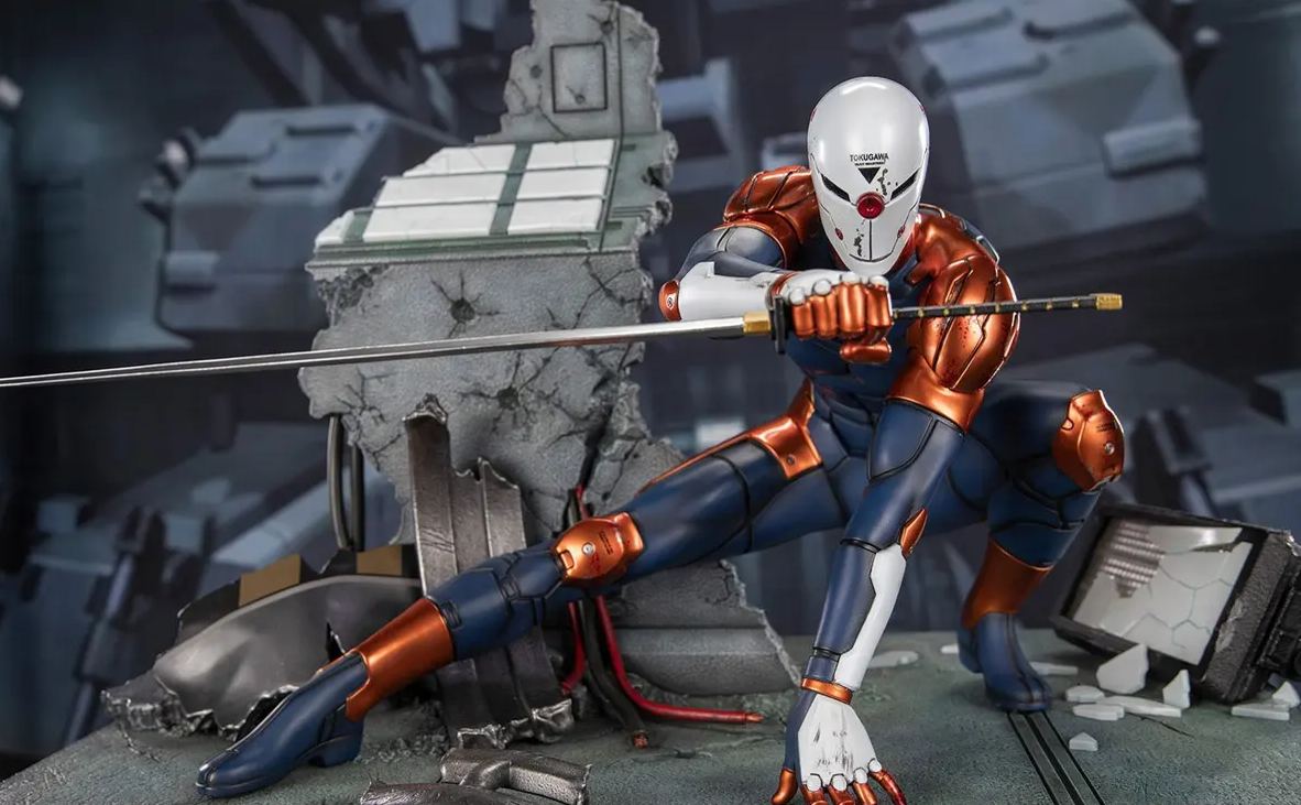 First 4 Figures - Metal Gear Solid - Cyborg Ninja (Gray Fox) MGSCNST (Licensed)Statue
