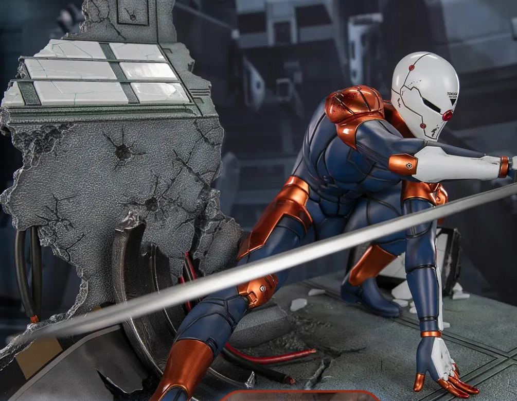 First 4 Figures - Metal Gear Solid - Cyborg Ninja (Gray Fox) MGSCNST (Licensed)Statue