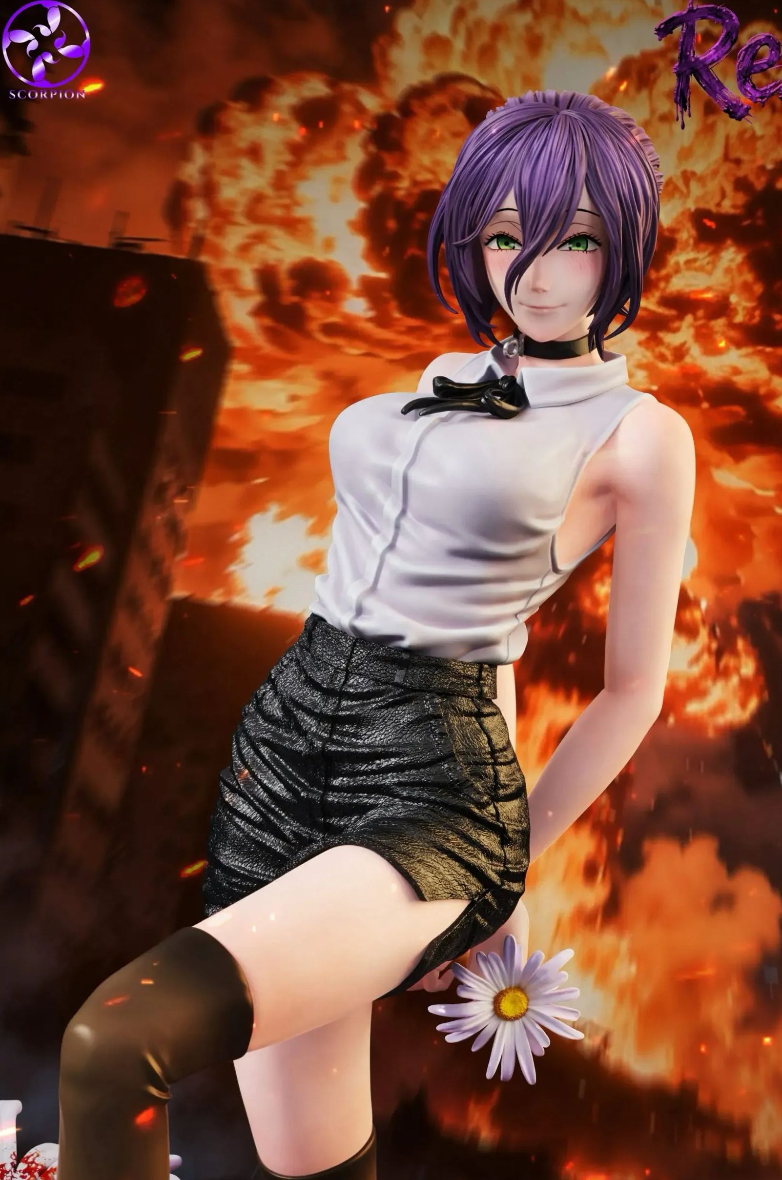 Scorpion Studio -Chainsaw Man Reze (Bomb Devil) 1/4 Scale Statue 