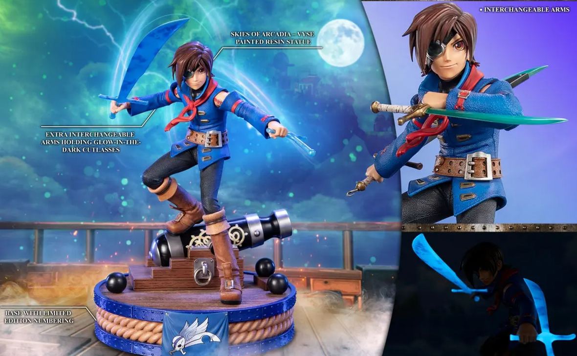 First 4 Figures - Skies of Arcadia - Vyse SAVYSST SAVYSEX (Licensed) Statue