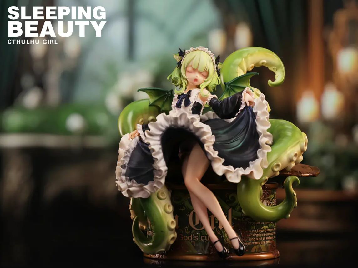 WeArtDoing Studio - Sleeping Beauty-Cthulhu Girl-Abyss Bloom X Phantom Blue X Crimson Tide (Licensed) Statue